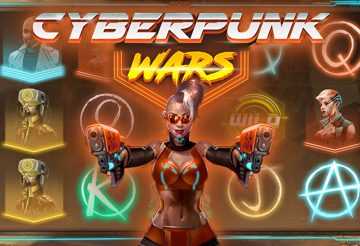 Cyberpunk Wars - Woohoo slot at Blaze Spins Casino Casino