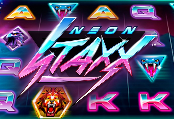 Neon Staxx - NetEnt slot at Blaze Spins Casino Casino