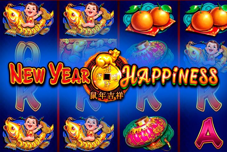 New Year Happiness - Ruby Play slot at Blaze Spins Casino Casino